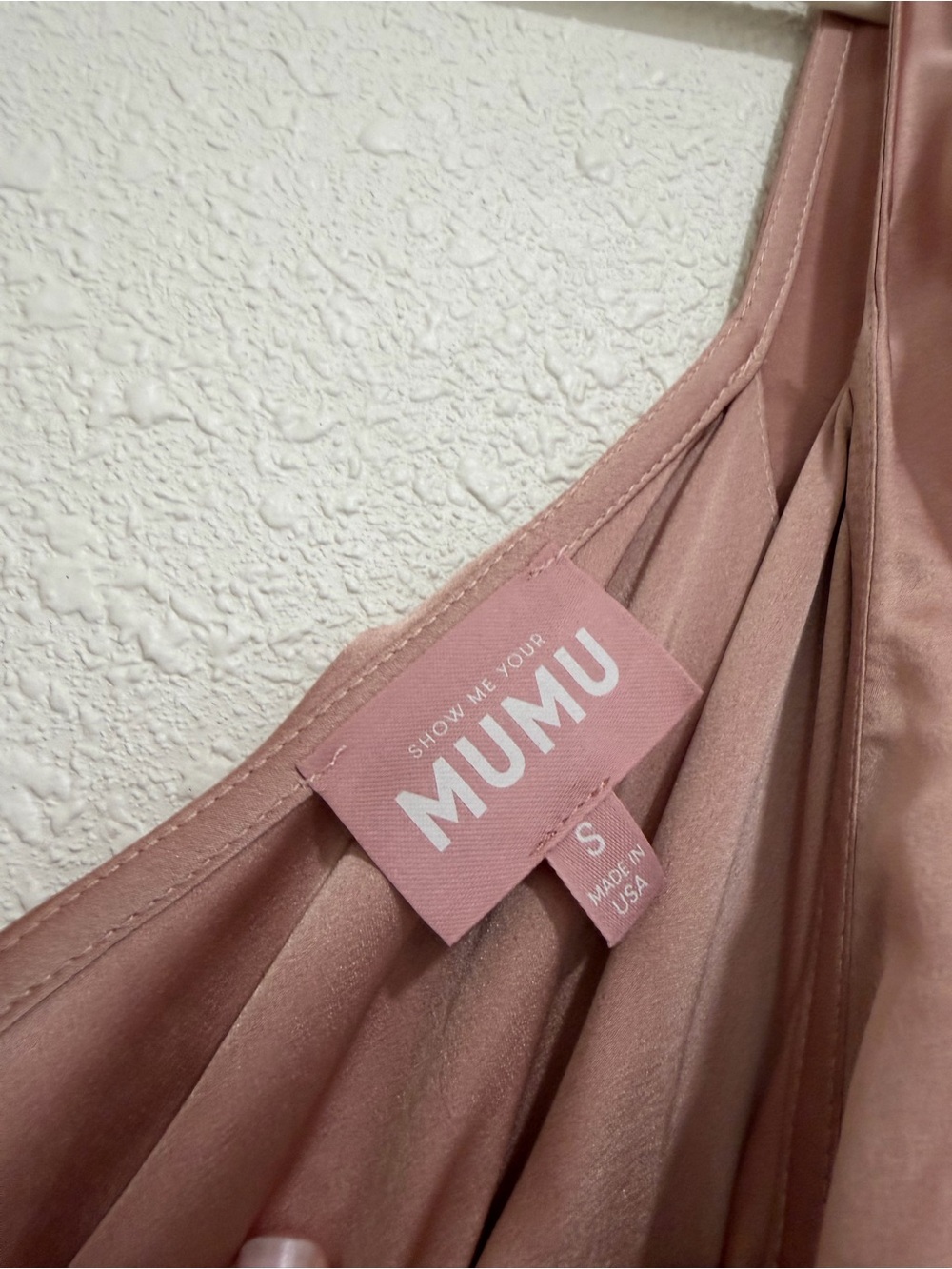 Show Me Your MUMU Samantha Ruffle Wrap Maxi Dress - Champagne Rose Gold - Picture 3 of 8